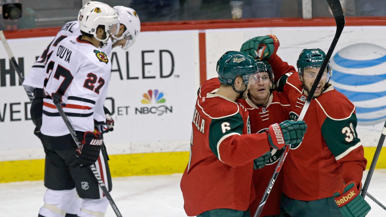 Wild beat Blackhawks for third time in four games this season